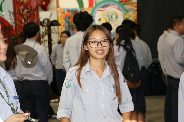 Chân dung học viên trong buổi chơi vòng tròn