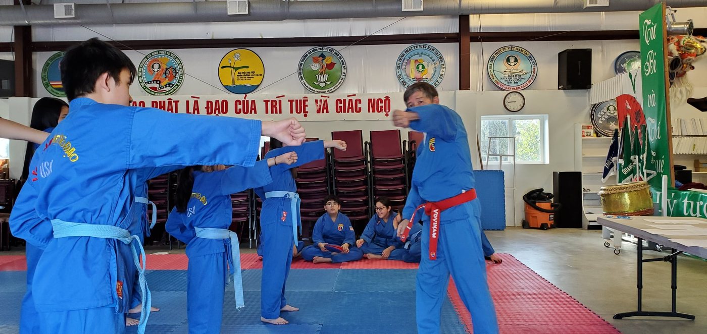 Buổi tập tại hội trường