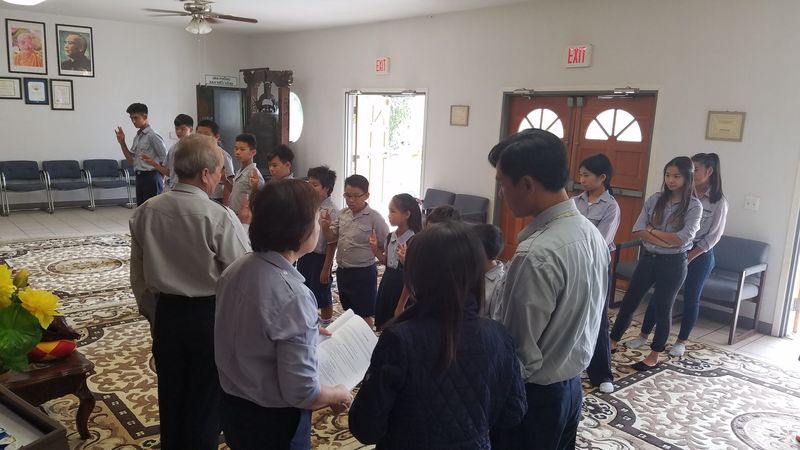 Lễ Lên Đoàn GĐPT Huyền Quang ngày 23 tháng 10 năm 2016 — tấm 7