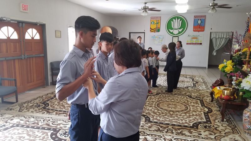 Lễ Lên Đoàn GĐPT Huyền Quang ngày 23 tháng 10 năm 2016 — tấm 12